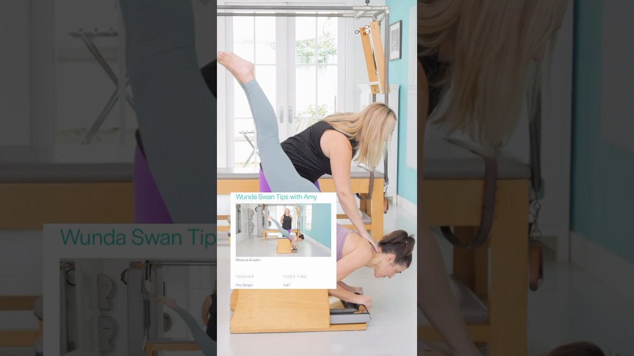 Урок пилатеса «Стул Вунда» | Улучшите свою позу «Лебедь» 