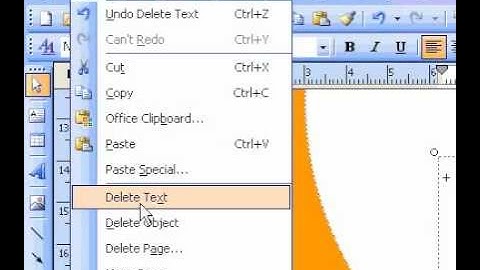 Microsoft Office Publisher 2003 Delete text in connected text boxes