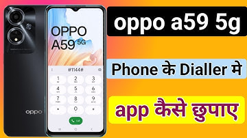 oppo a59 5g me app hide kaise kare | oppo a59 app hide setting