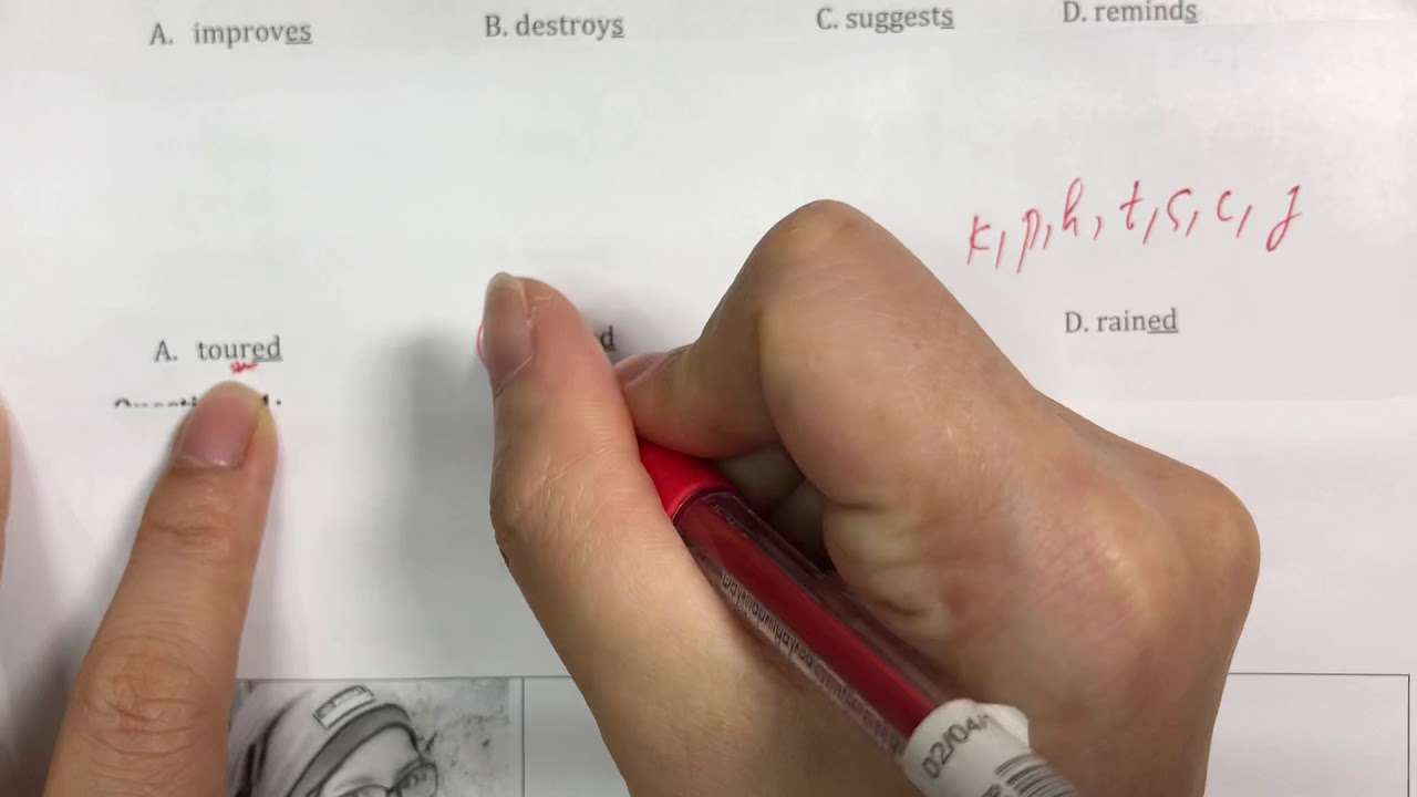 Chống Liệt Tiếng Anh: phát âm( -s/-ed)