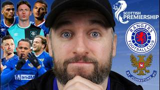 HAVE WE LEARNT ANYTHING! HONKING NEW KIT WHO GETS THEIR CHANCE! RANGERS VS ST JOHNSTONE!