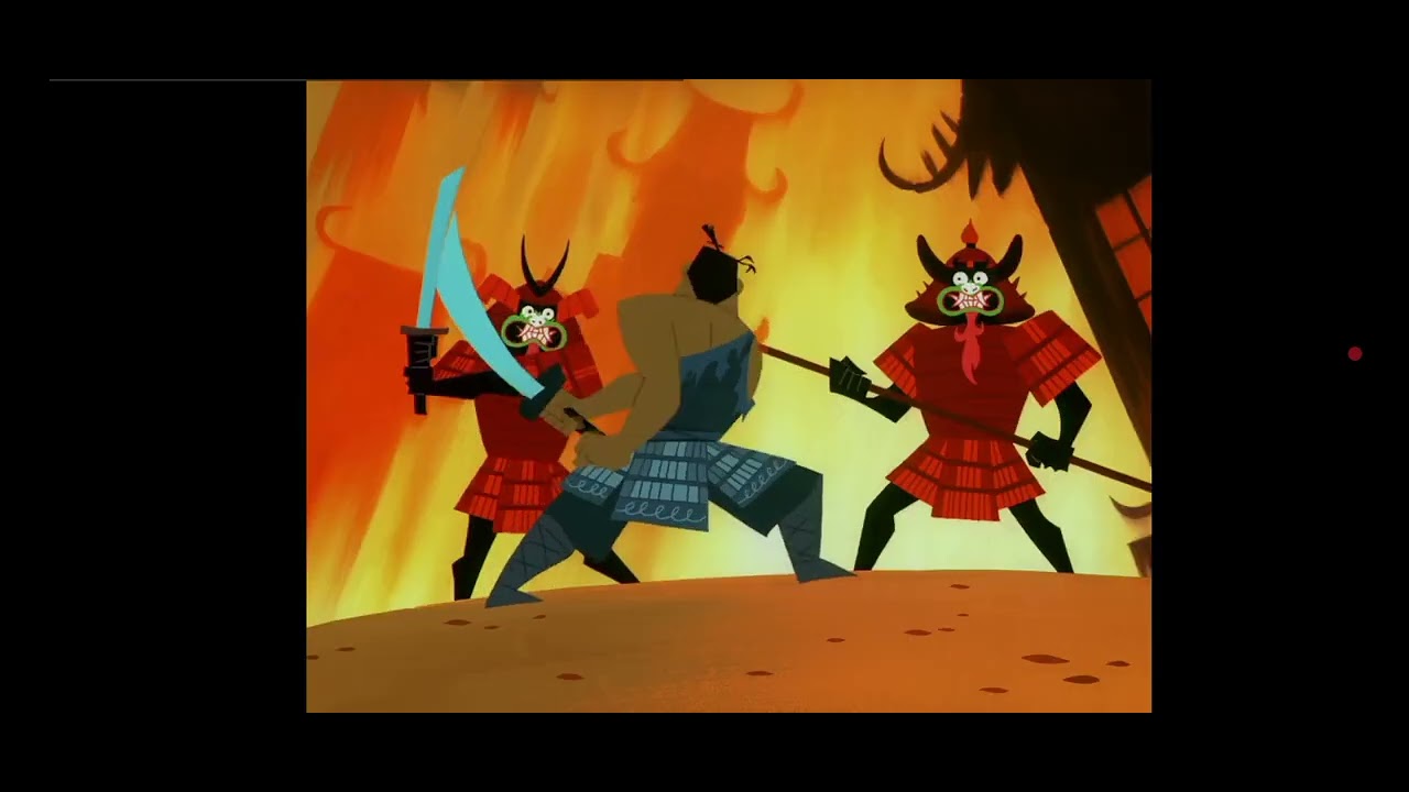 Samurai jack emperor vs aku army