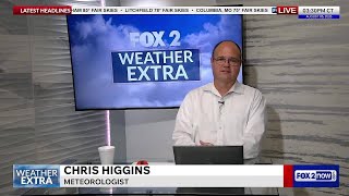 Weather Extra with Chris Higgins: Flash Flood Watch Tonight - Hot Weather Ahead