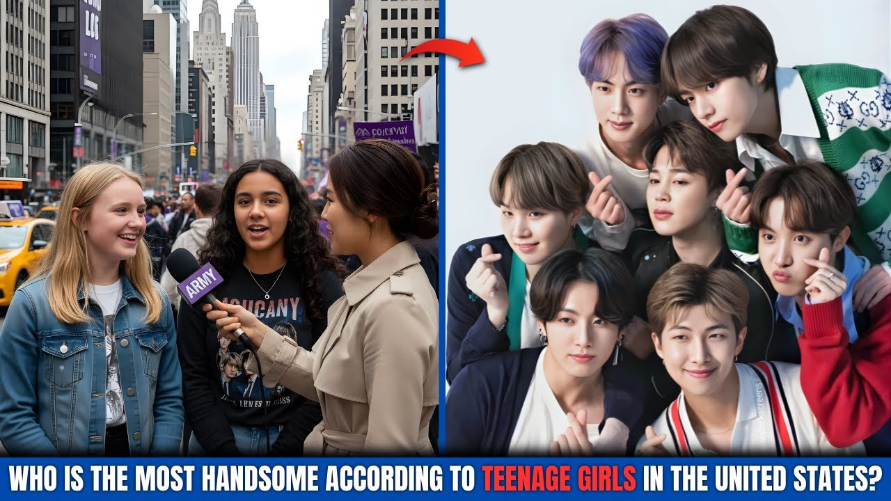 The Most Handsome BTS Members Ranked According to Teenage Girls in the United States!