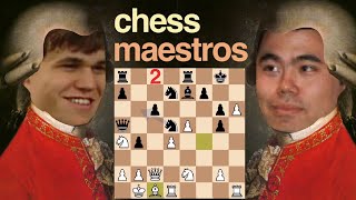 Chess Maestros (2) - Magnus, Hikaru and Mozart