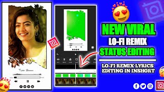 New Viral Lofi Lyrics Green Screen Status Video Editing in Inshot | Lofi Lyrics Status video Editing screenshot 2