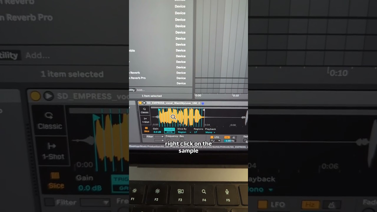 Быстрые вокальные сэмплы в Ableton Live!