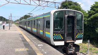E131系0番台マリR01編成那古船形発車
