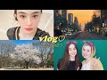 vlog ♡ prt.2 cherry blossom in Seoul | it changed the way we look..&amp; presents from my subscribers