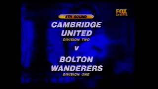 2000 01 29 Cambridge United v Bolton Wanderers FA Cup 5th Round