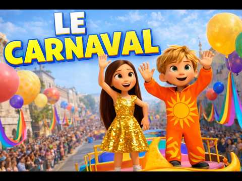 Le carnaval 🦹 Chanson pour enfants sur le carnaval en français | 3 MinisProuts 