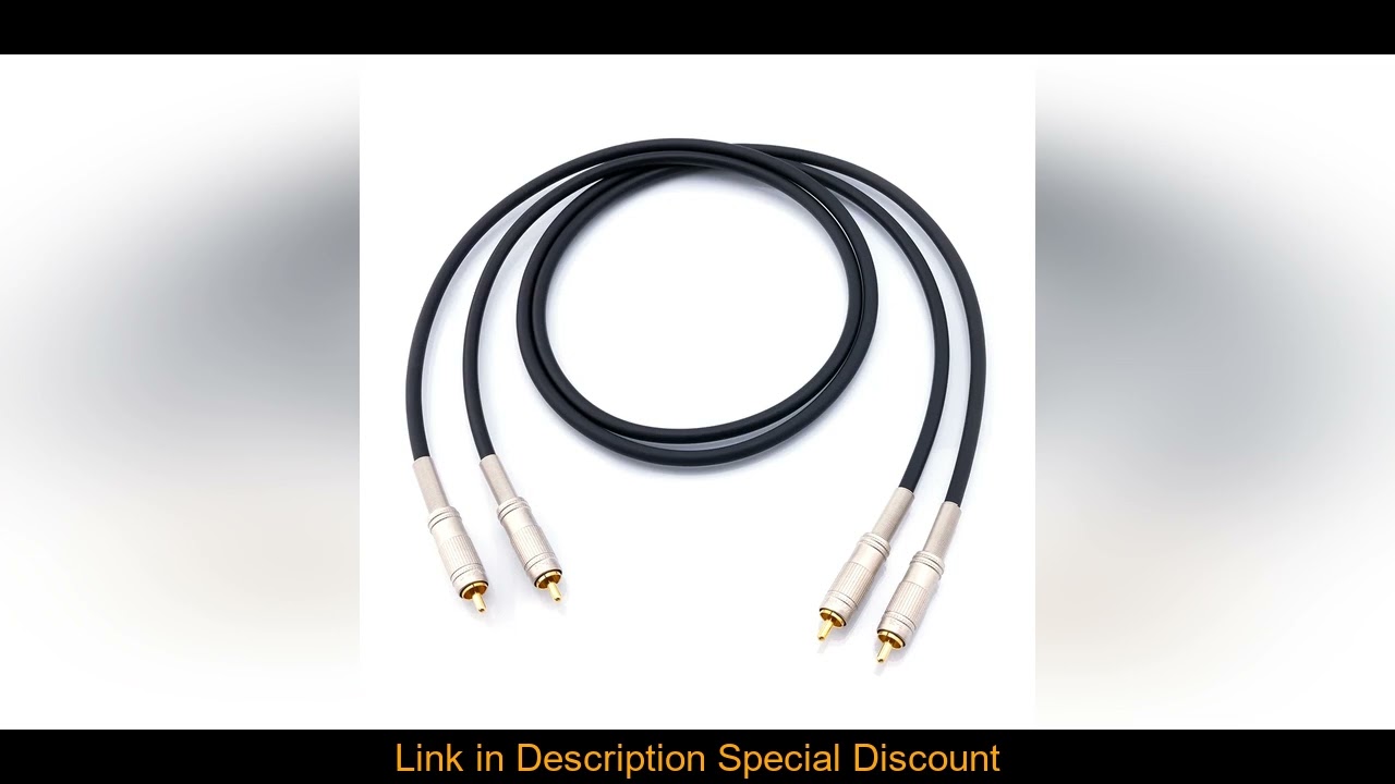 High Quality Handmade Mogami 2534 Pure Copper Hifi Audio Cable RCA Interconnect Cable Audio RCA To R