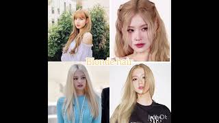 BLACKPINK members in different hair colour🖤🌸. #blackpink #kpop #shorts
