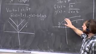 Horizontal and Vertical Shifts