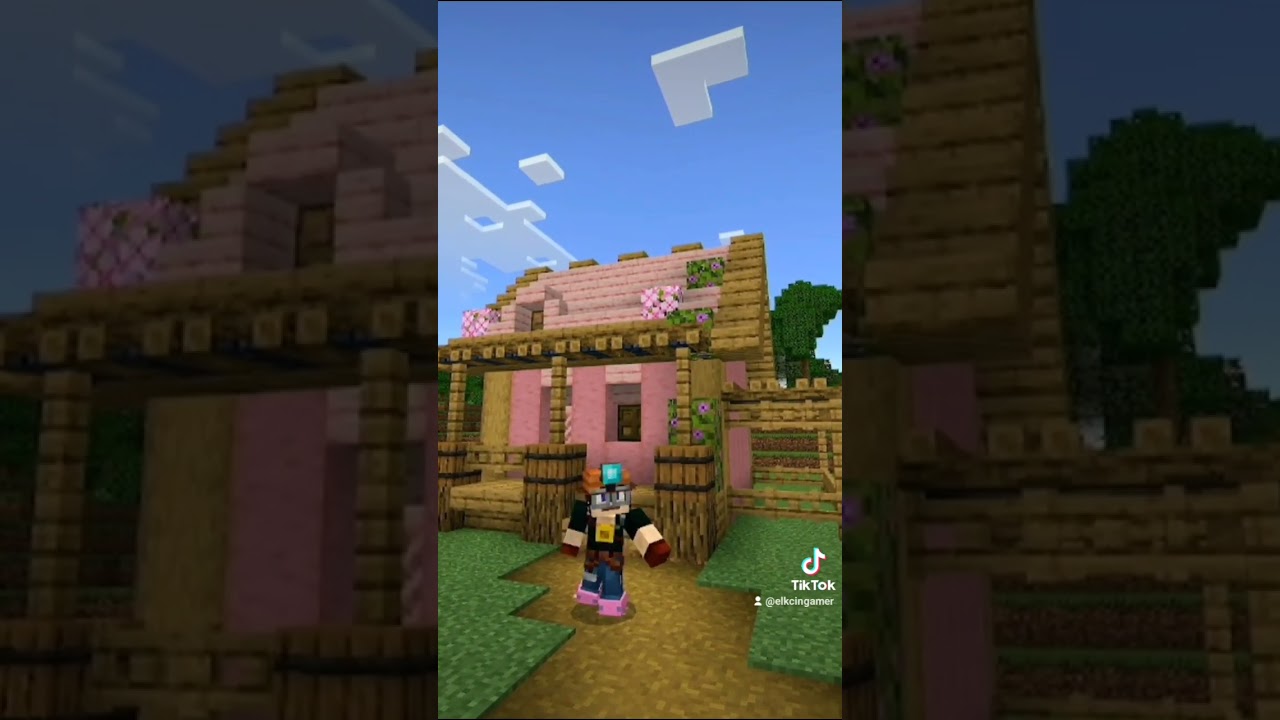 🌸 Casa de Cerezo en Minecraft 1.20 Tutorial completo ⬇
