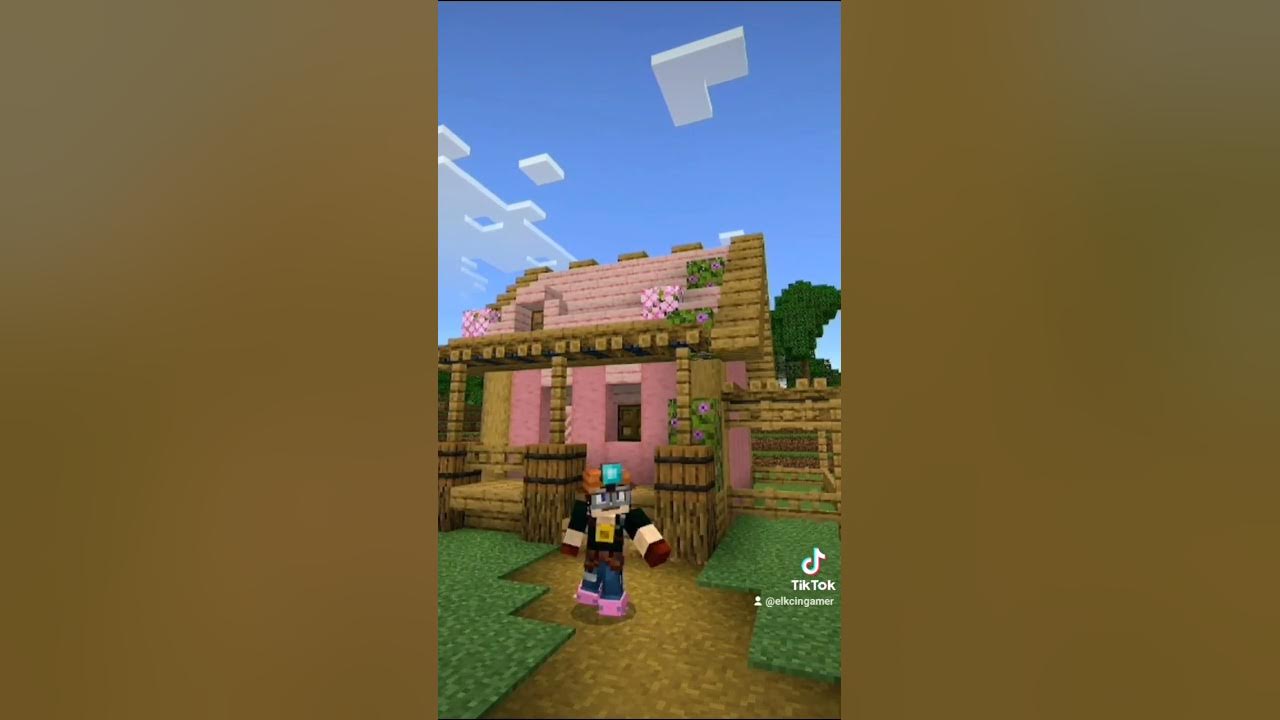 Minecraft 1.20 - Cómo hacer una Casa de Cerezo