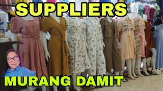 SUPPLIERS BAGSAKAN NG MGA MURANG DAMIT FOR BUSINESS HIGH QUALITY DRESS BACLARAN LRT SHOPPING MALL