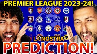 ???????? La NOSTRA PREDICTION sulla CLASSIFICA FINALE DI PREMIER LEAGUE 2023/24‼️