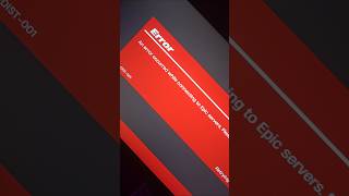 FORTNITE SERVERS DOWN UNABLE  TO CONNECT ERROR OCCURRED WHILE CONNECTING TO EPIC SERVERS #fortnite