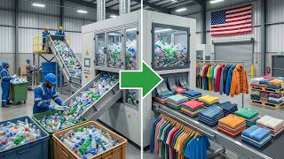 Inside the Plastic Processing Plant | How Millions of Waste Bottles Become Eco-Friendly T-Shirts