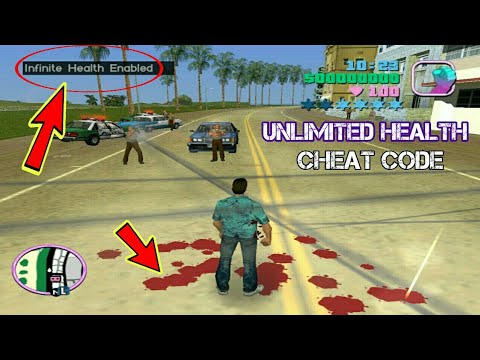 GTA Vice City Unlimited Health Cheat Code, Unlimited Health In GTA Vice  City