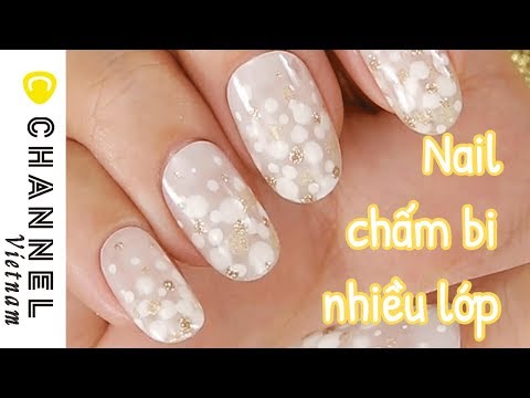 Video Mẫu móng tay hoạ tiết chấm bi nhiều lớp ♡ - youtube