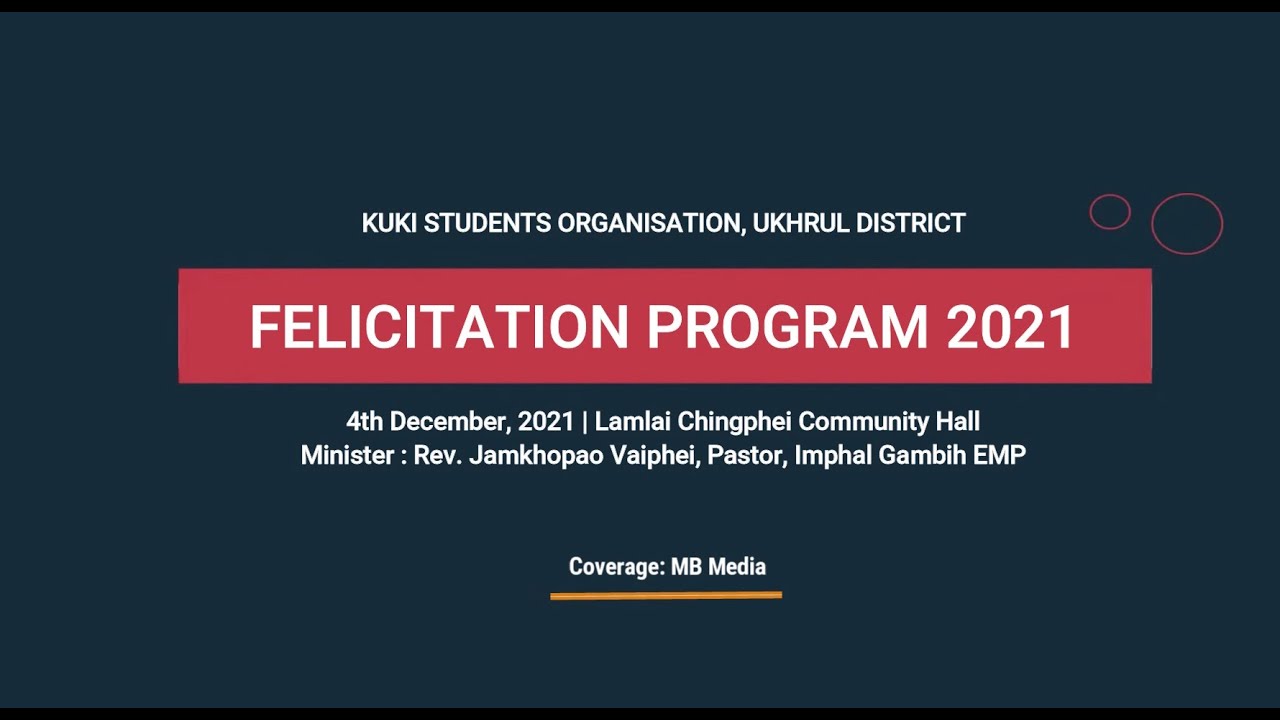 KSO-UKHRUL DISTRICT, FELICITATION 2021