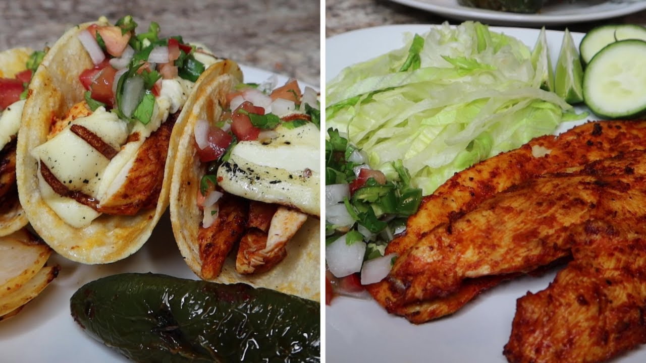PECHUGA ENCHILADA! RECETA SALUDABLE VS TACOS! YouTube