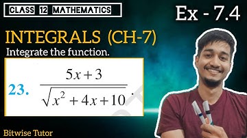 Class 12 Ex 7.4 Q23 Maths | Ex 7.4 Class 12 q23 | ex 7.4 Q23 Class 12 | Integrals