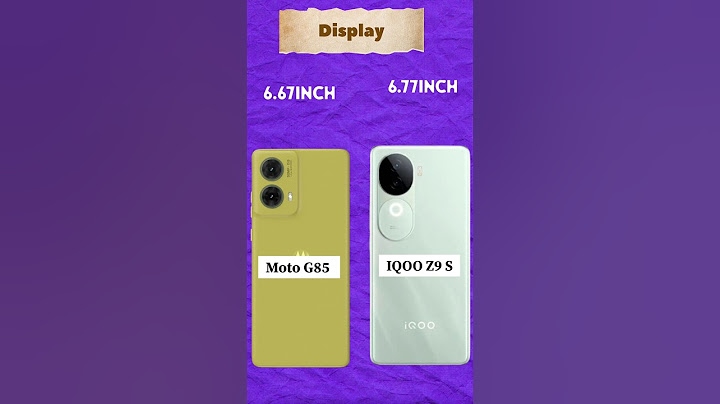 Motorola G85 Vs IQOO Z9 S comparison! Full comparison Motorola vs IQOO #motorola #iqoo7 #shorts #new