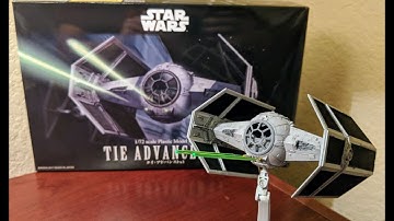 Tie Advanced x1 (Darth Vader) - Bandai 1/72 - Full Build