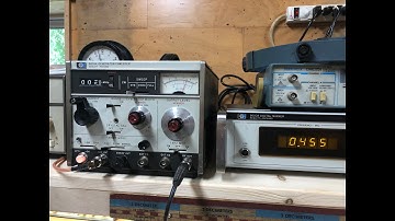 HP 8601A / 8600A Sweep symmetry calibration