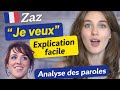 Learn French With Song Zaz Je Veux Easy Explanation