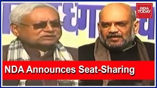 Amit Shah Announces NDA Seat-Sharing In Press Meet After Big NDA Meet In Delhi