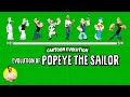 Evolution of POPEYE THE SAILOR - 90 Years Explained | CARTOON EVOLUTION