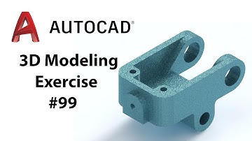 AutoCAD 3D Modeling - Exercise #99 - Basic to Advance in Hindi