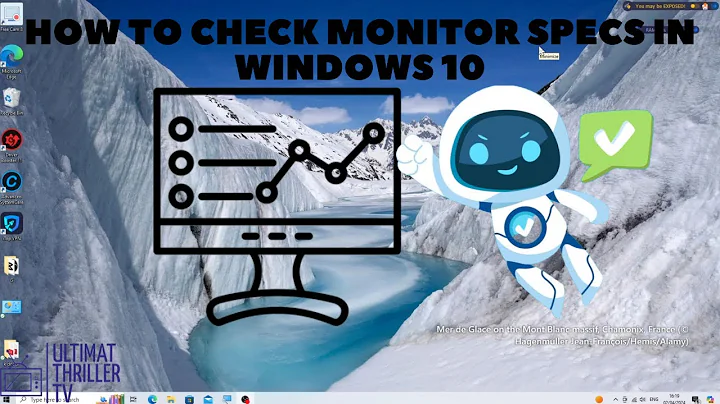 How to check monitor specs