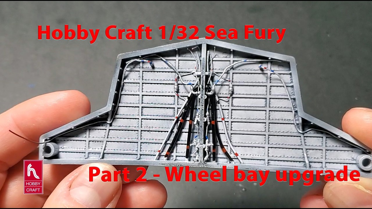 Hobby Craft 1/32 Hawker Sea Fury, Часть 2 - Модернизация ниши шасси