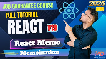 React 19 Tutorial in Hindi #38 - React Memo