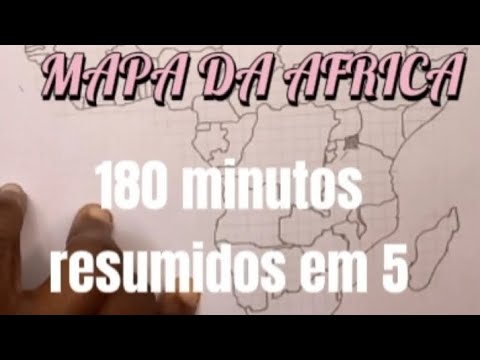 COMO DESENHAR MAPA DE ÁFRICA