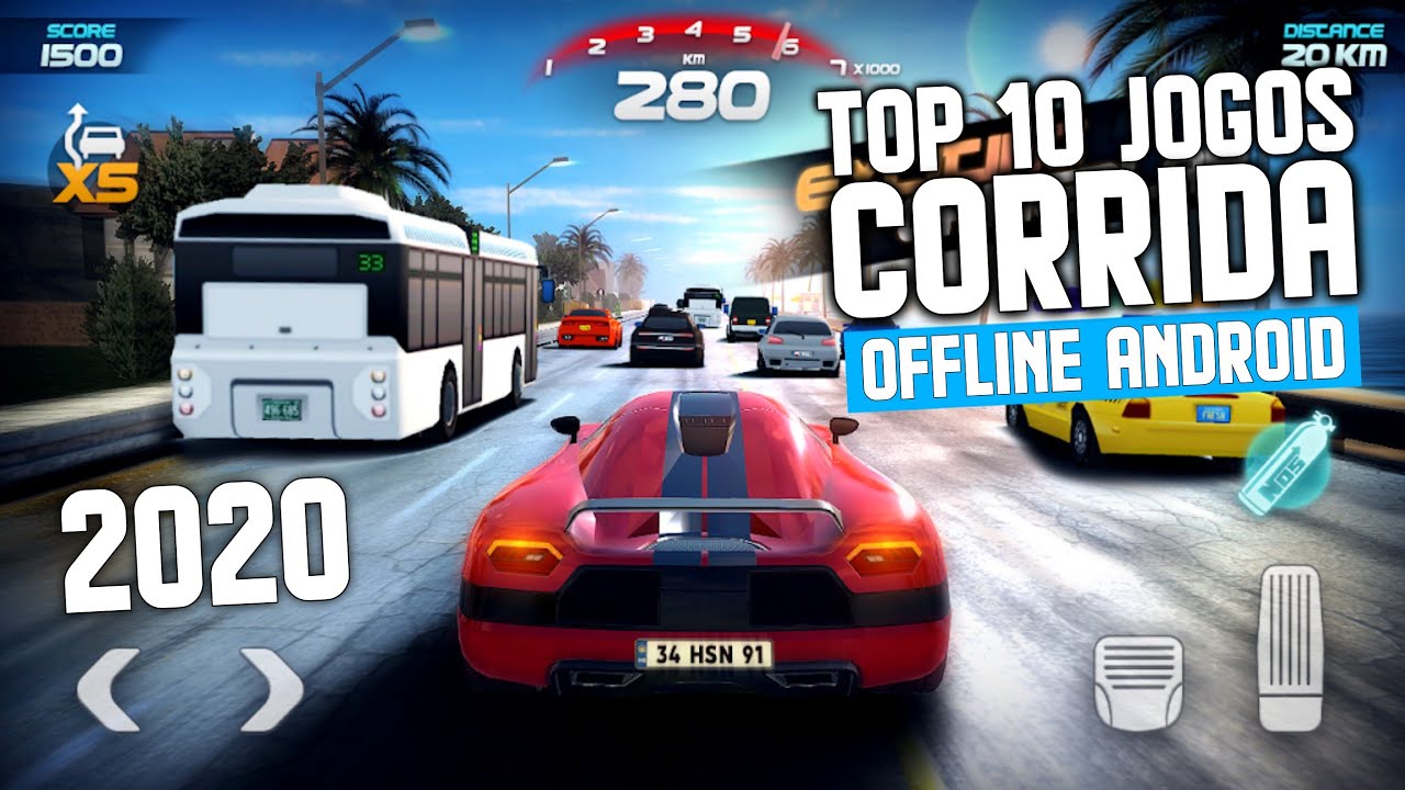 Top 10 Melhores Jogos de Corrida Off-line & Online para Android e