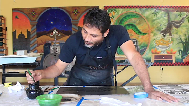 "La experiencia del grabado" por Toms Pineda
