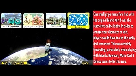 Mario Kart 8 Deluxe Now Lets you Change your Karts and Characters in the Online Lobby