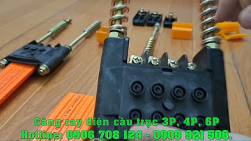Hướng dẫn cách lắp đặt bộ căng ray điện cầu trục 3P, 4P, 6P