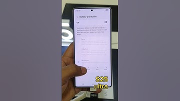 Samsung Galaxy S25 Ultra Battery Protection Settings