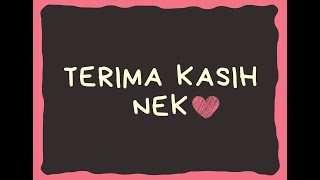 Selamat ulang tahun Nek :)