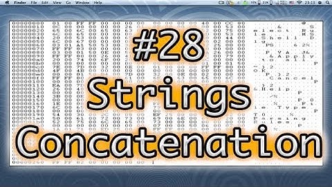 String Concatenation - Computer Programming Basics #28