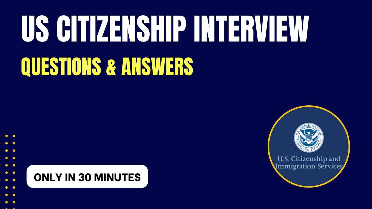 US Citizenship Test 2023 I USCIS Official Questions I Naturalization