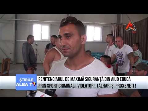 Penitenciarul de Maxima Siguranta Aiud educa prin sport criminali, violatori si proxeneti!