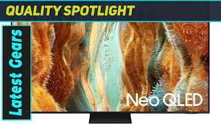 SAMSUNG 75-Inch Neo QLED QN70F 4K Mini LED – Best Smart TV for Stunning Clarity &amp; Speed